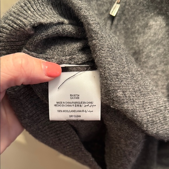 BCBG MAXAZARIA Gray Zippered Tunic Dress - Picture 5 of 7